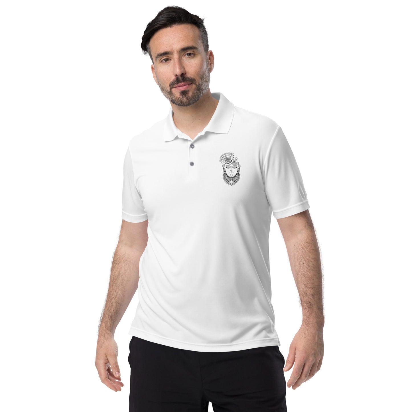 Shrinathji Adidas performance polo shirt