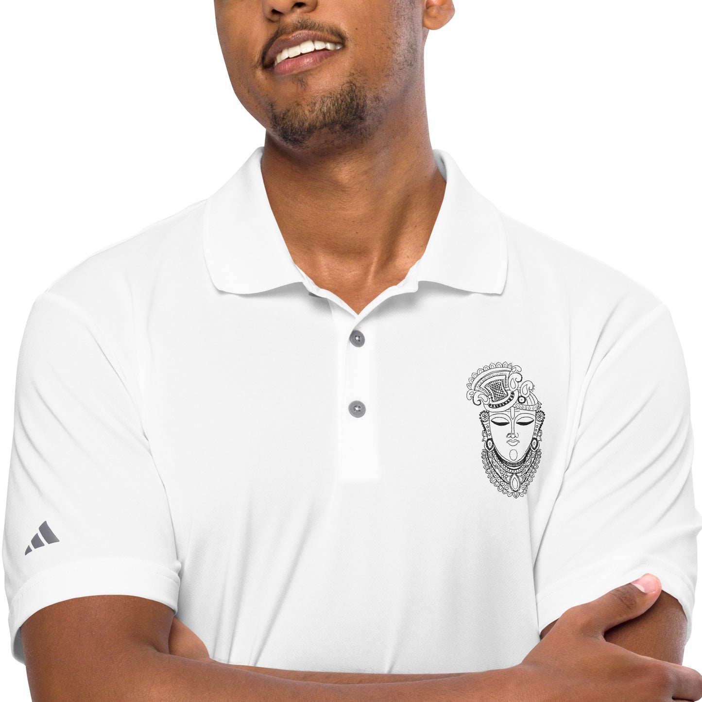 Shrinathji Adidas performance polo shirt