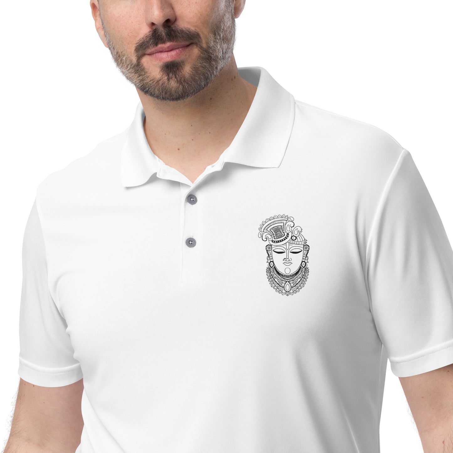 Shrinathji Adidas performance polo shirt