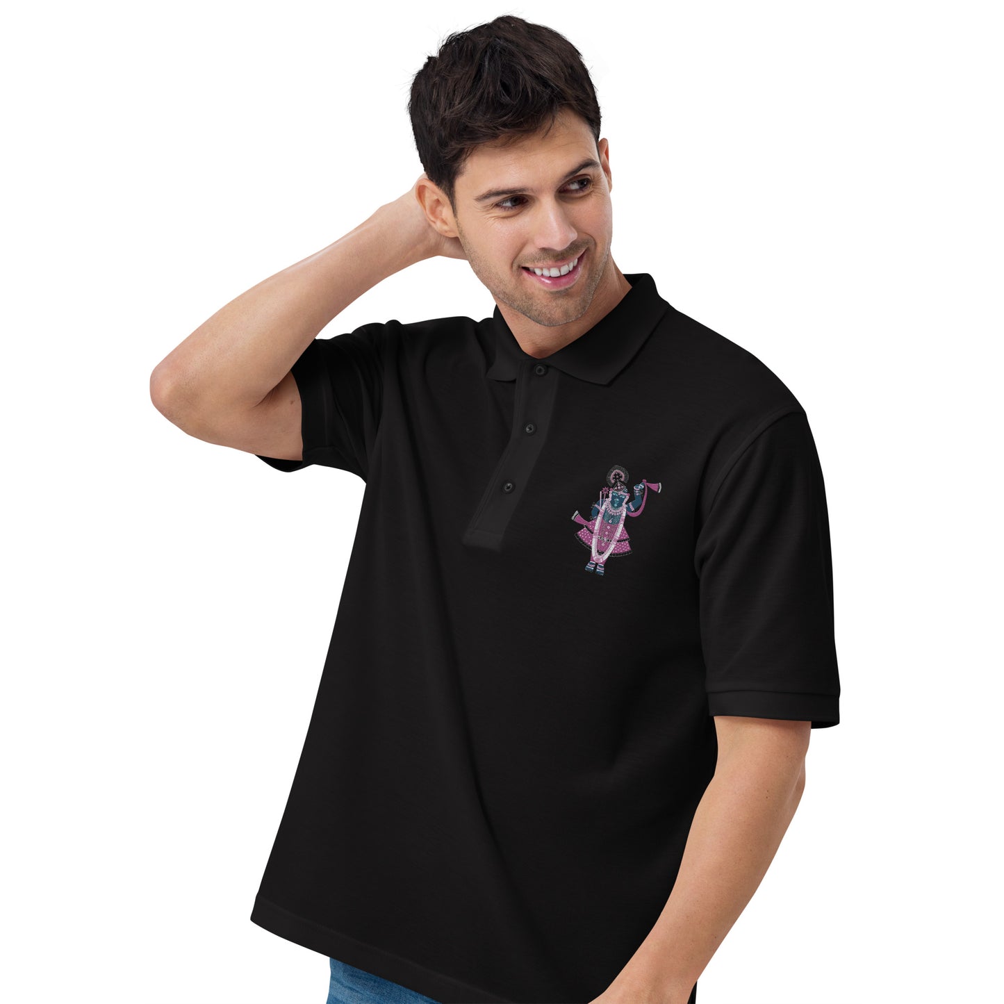 Shrinathji Bhagwan Men's Premium Polo