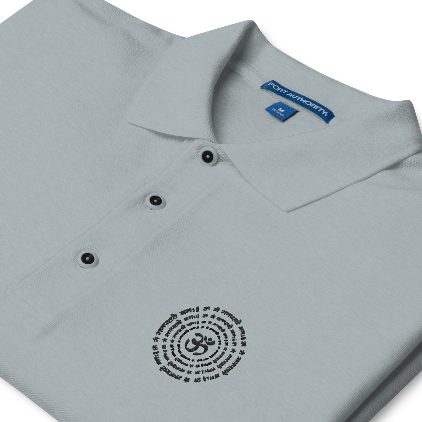 Men's Premium Polo - Aum Gam Ganapataye Namaha