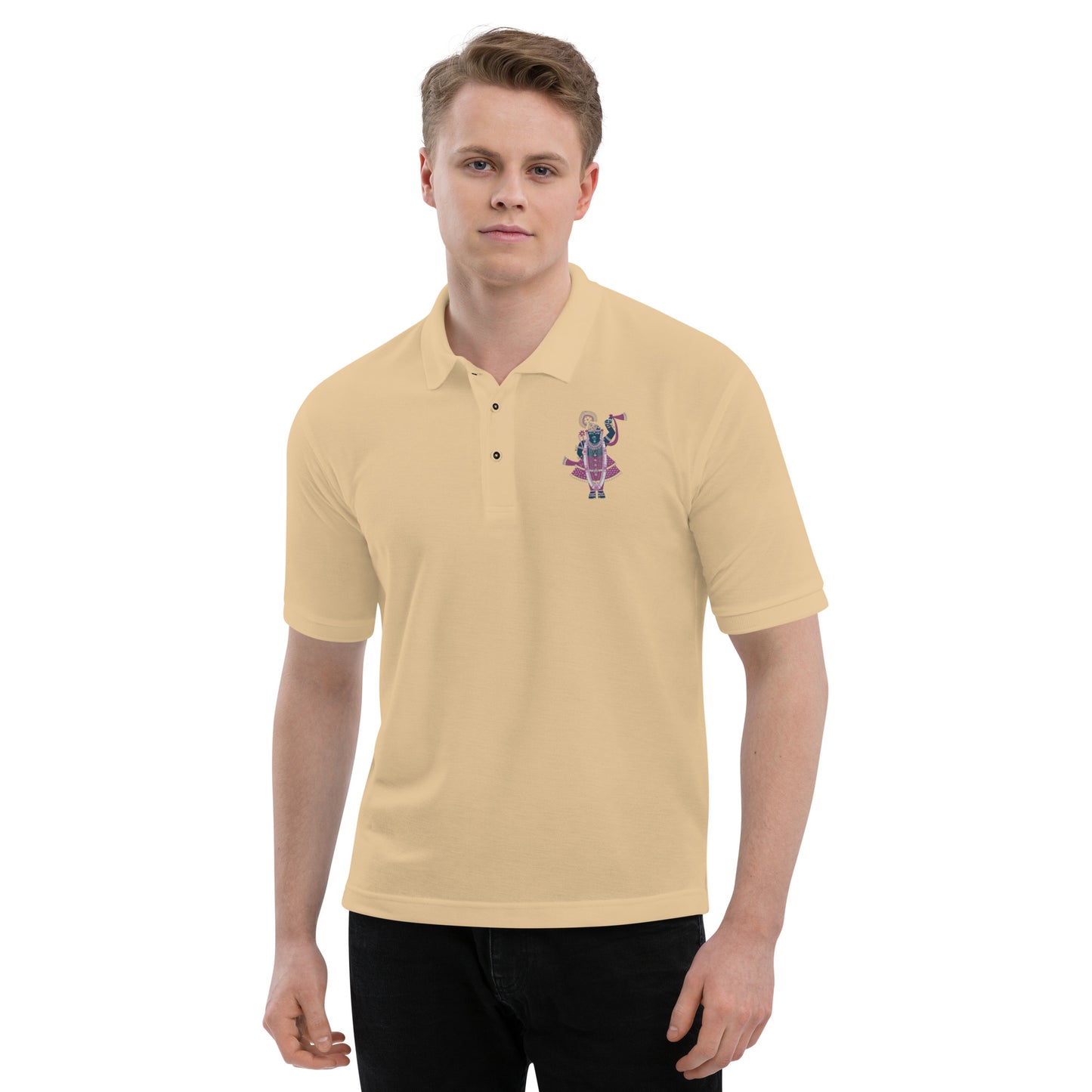 Shrinathji Bhagwan Men's Premium Polo