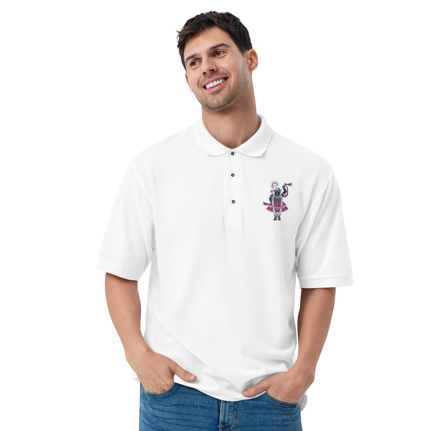 Shrinathji Bhagwan Men's Premium Polo