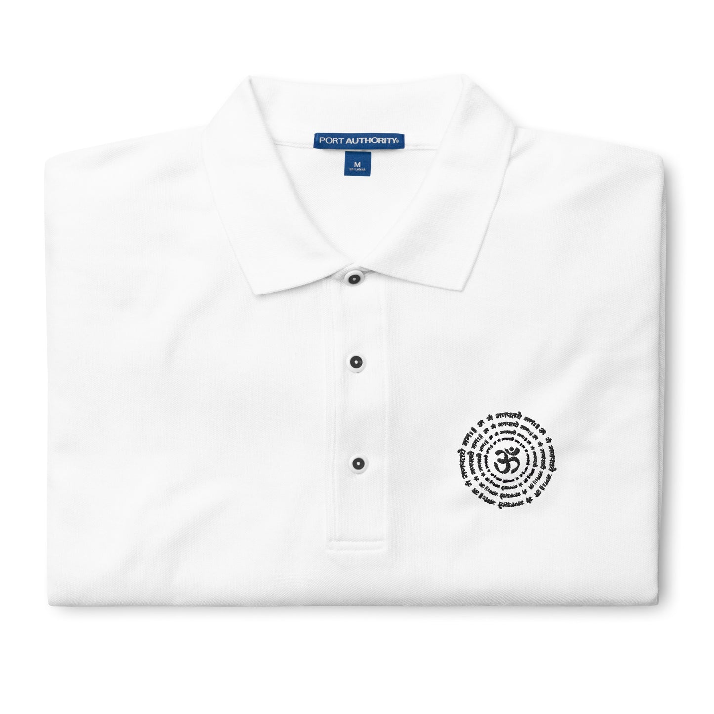 Men's Premium Polo - Aum Gam Ganapataye Namaha